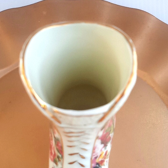 Vintage - Victorian Style Flower Porcelain Boot - Picture 10 of 12